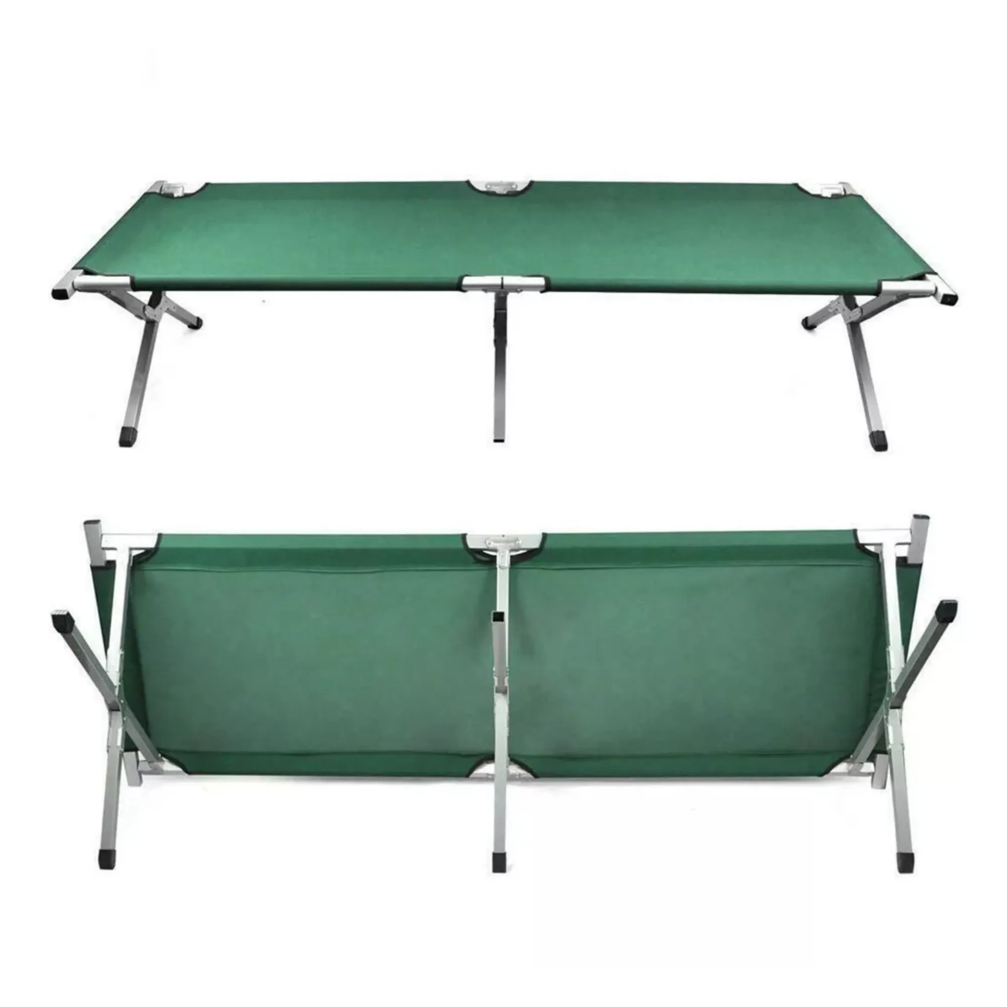 183.5X42.5X62.5Cm Outdoor Foldable And Portable Camping Cot Bed Jg20375230 Green