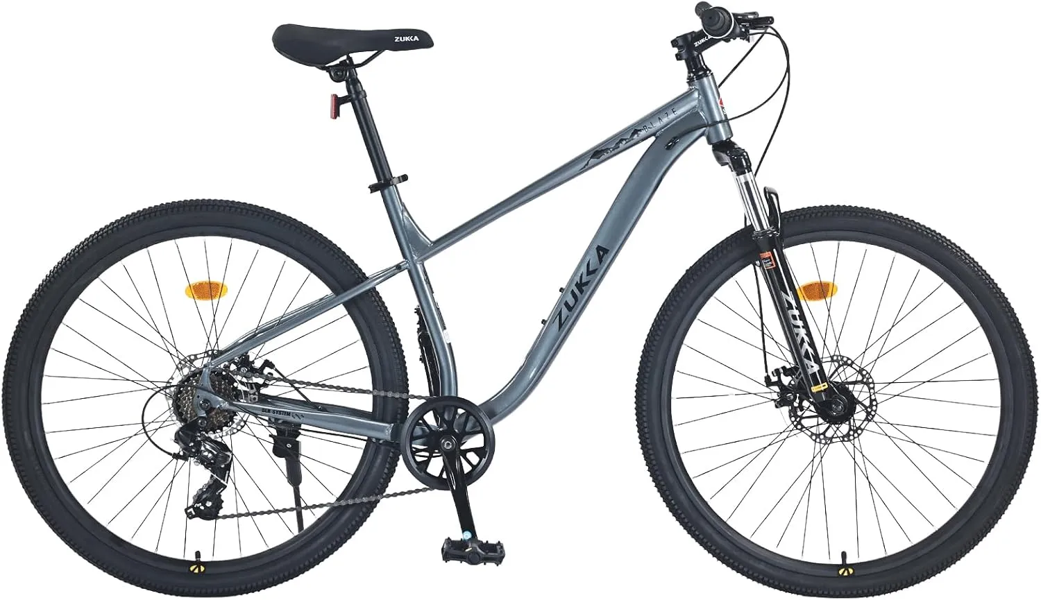 27.5/29 Inch Mountain Bike, Single Speed/ 8 Speeds MTB, Steel Frame, Front Suspension Fork, Disc Brake Bicycle for Women Men Adult,Multi Color