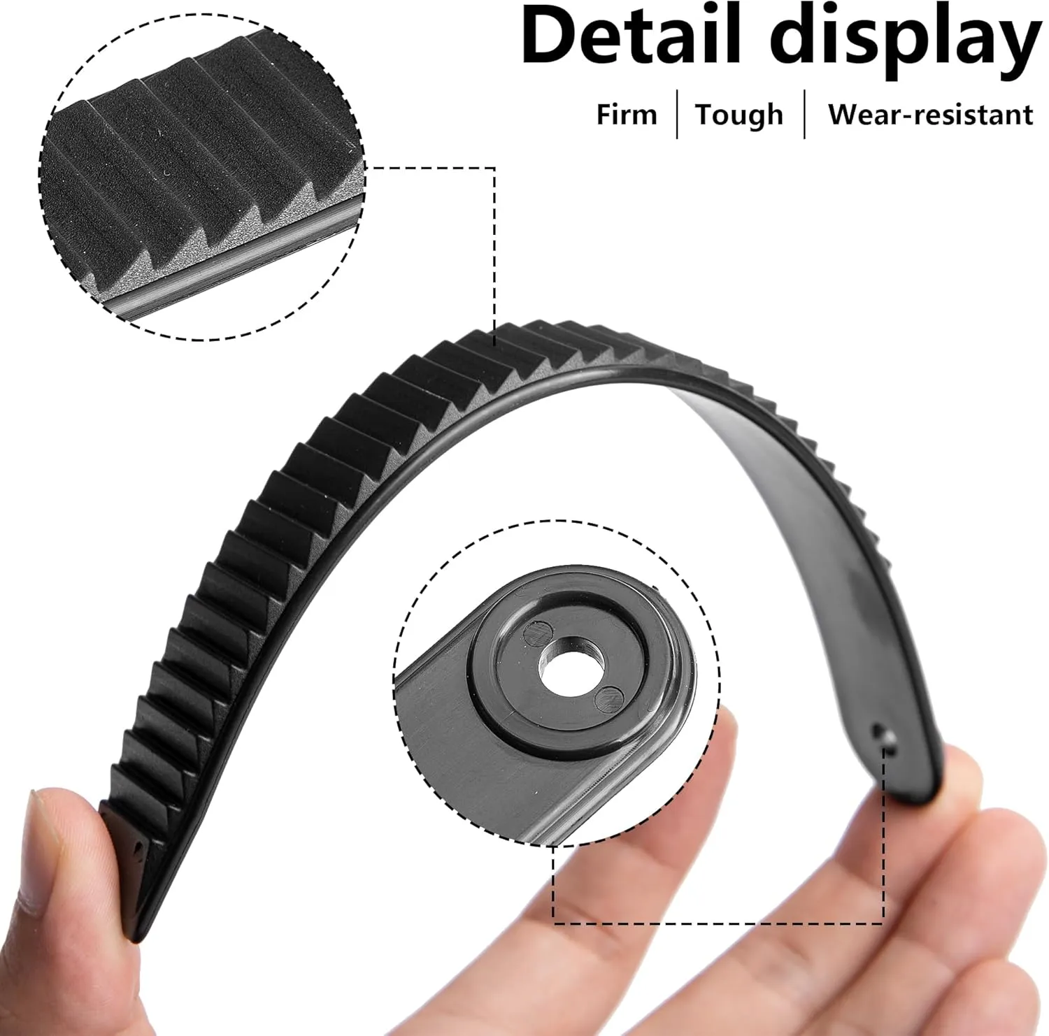 6Pcs/10Pcs Snowboard Ankle Ladder Strap Binding-7.9 x 0.8 Inch Snowboard Binding Ladder Straps-Snowboard Ladder Strap Binding Replacement