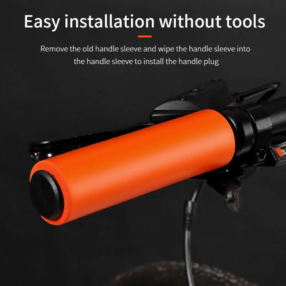 Bicycle Grips MTB Sponge Handlebar Cover Grips Anti-skid Shock-absorbing Soft Bike Grips Ultraight Cycling Handlebar Sleeve