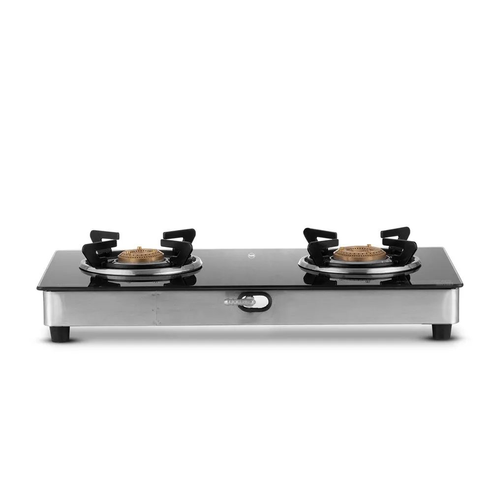 BPL BGSGTS2302B GTSS Top 2-Burner Gas Stove with Toughened Glass Top  (5-YEARS Warranty)