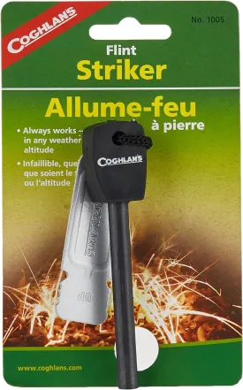 Coghlan's Waterproof Flint Striker Black ,3 7/8"