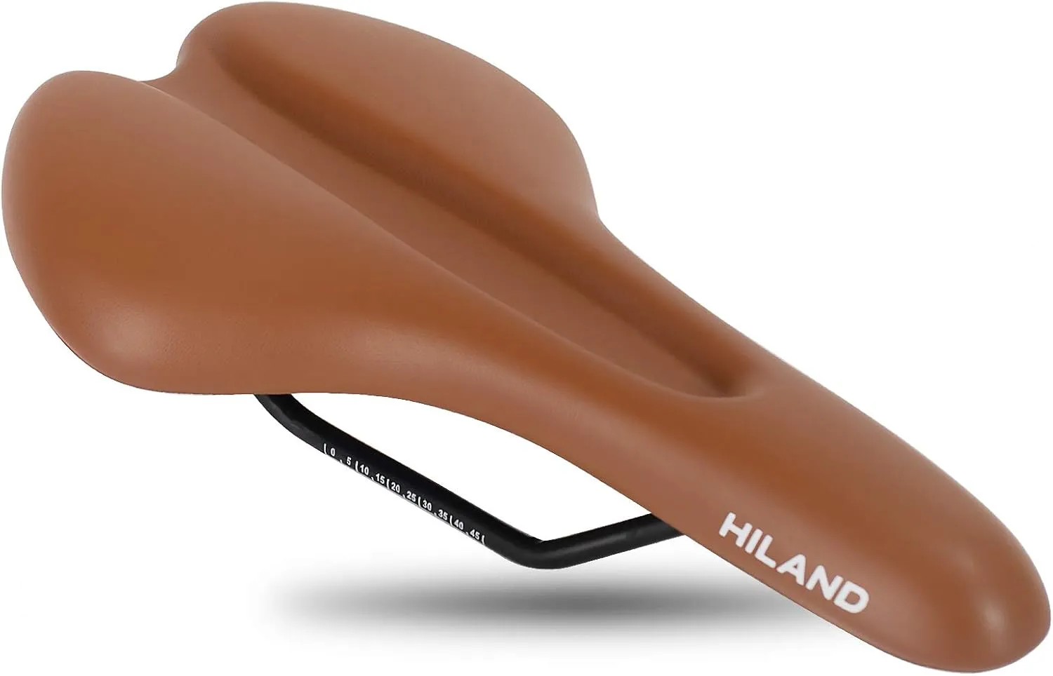 DRBIKE Comfortable Bike Seat for Men & Women, Adult Bike Saddle with Soft Foam, Wide Bicycle Saddle Replacement Universal Fit for MTB, Road, Cruiser & Indoor Bike, Waterproof, Brown/Black/Gray/White