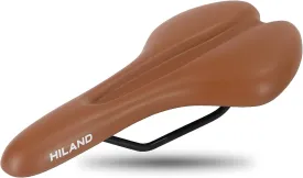 DRBIKE Comfortable Bike Seat for Men & Women, Adult Bike Saddle with Soft Foam, Wide Bicycle Saddle Replacement Universal Fit for MTB, Road, Cruiser & Indoor Bike, Waterproof, Brown/Black/Gray/White