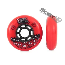 FR Street Invader 80mm 84a 4pk - Red