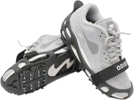 Ice Cleats Grippers for Shoes and Boots 24 Teeth Crampons 10 Teeth Tiny Spikes Ice Cleats for Walk on Ice Snow and Freezing Mud