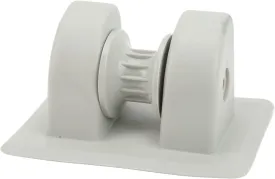 Inflatable Boat Anchor Holder, PVC Kayak Anchor Support with Rollers for Rafts Yachts Kayaks, Easy Installation and Removal, Ideal Accessory for Boats and Kayaks, Anchoring (White)