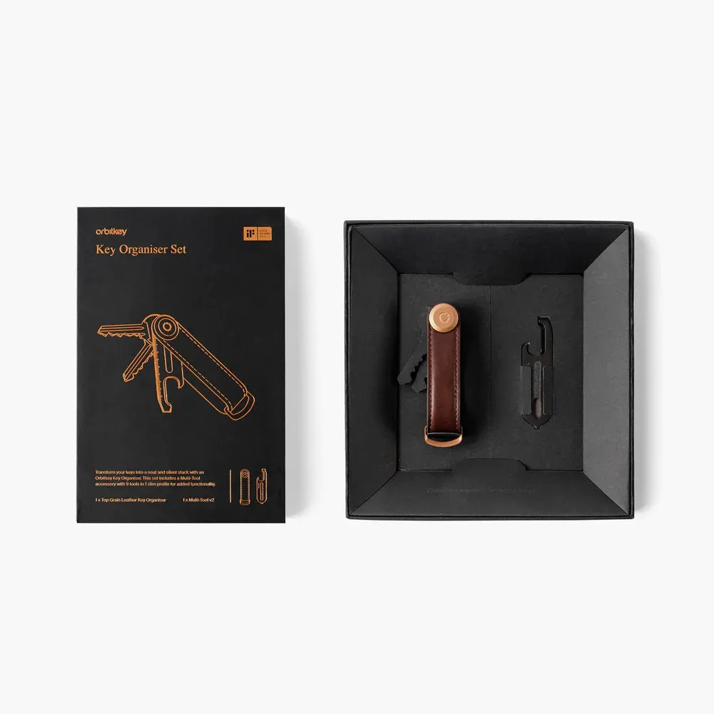 Key Organiser Gift Set | Leather   Multitool V2