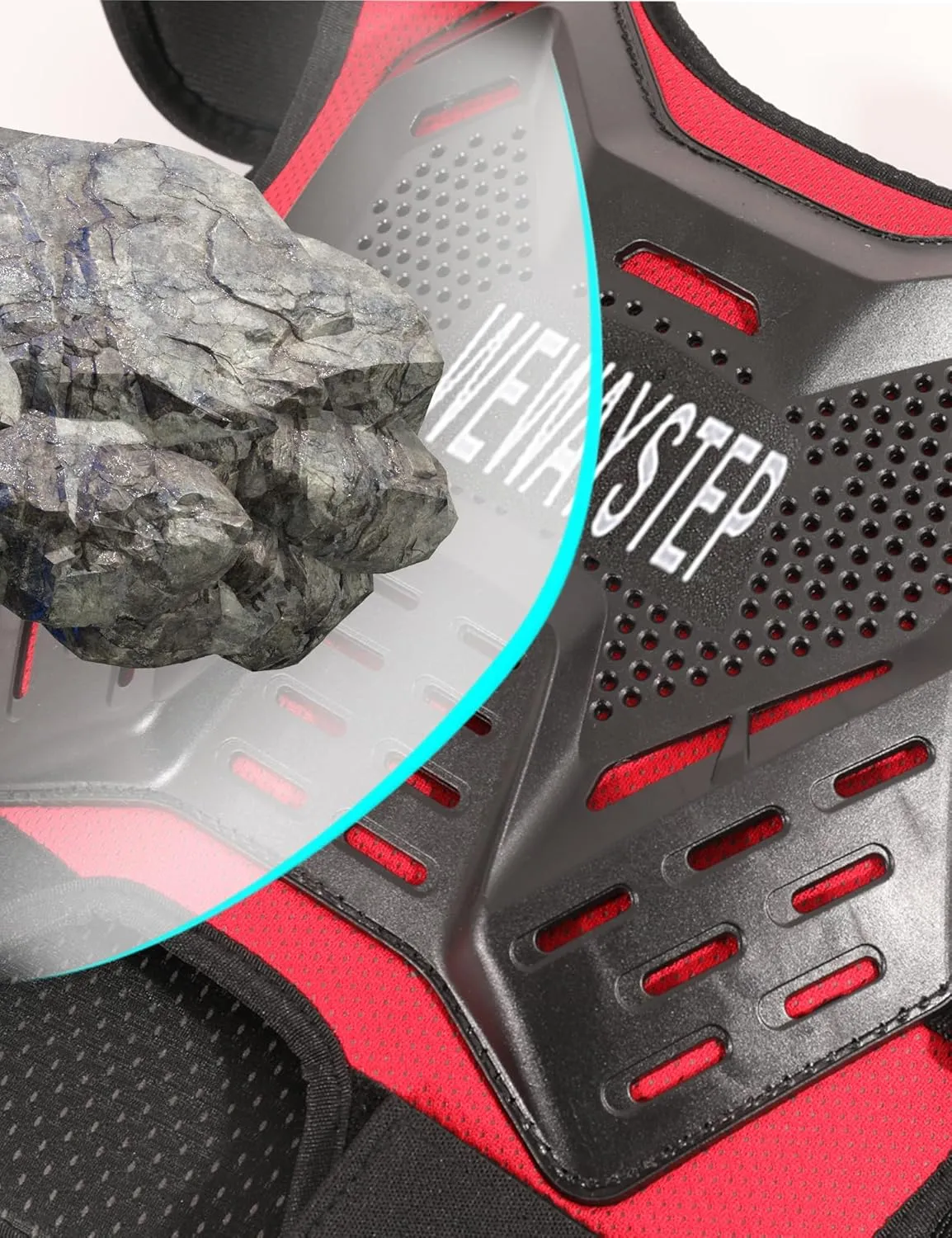 Kids Dirt Bike Gear Motorcycle Armor, Chest Protector Motocross Motorcycle Protective Gear Motorcycle Body Armor Vest with Elbow Knee Protector Pads Suit
