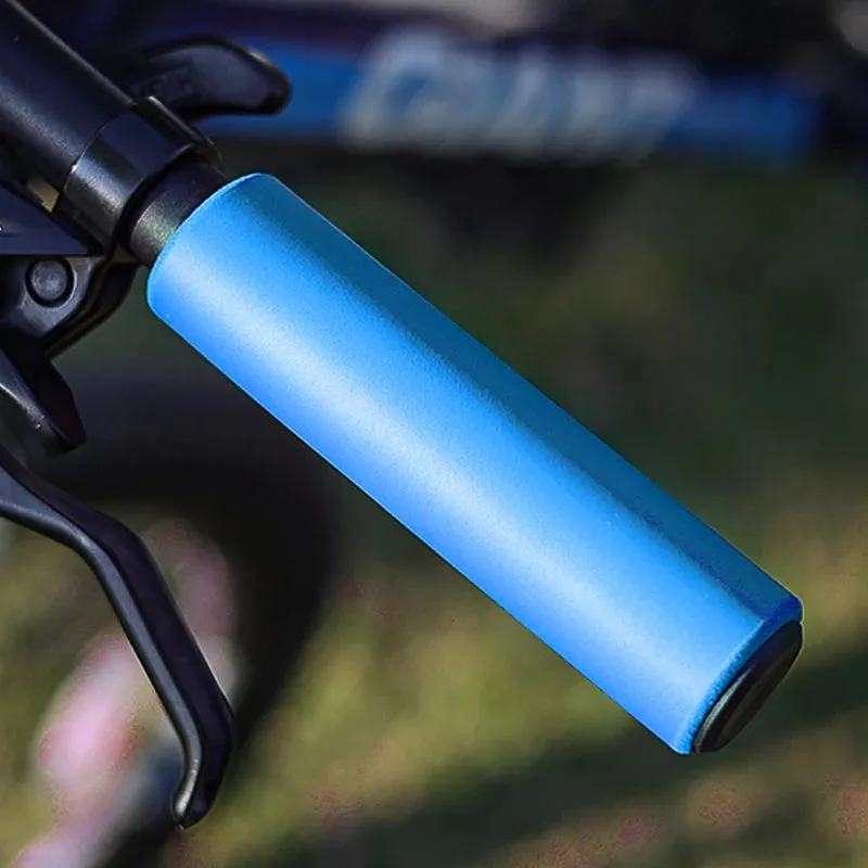 Lebycle Silicone MTB Road Bike Handlebar Grips Ultralight Anti-Slip Shock-absorbing Grips Cycling Handle Bar Cover Bike Parts