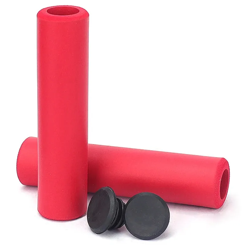 Lebycle Silicone MTB Road Bike Handlebar Grips Ultralight Anti-Slip Shock-absorbing Grips Cycling Handle Bar Cover Bike Parts