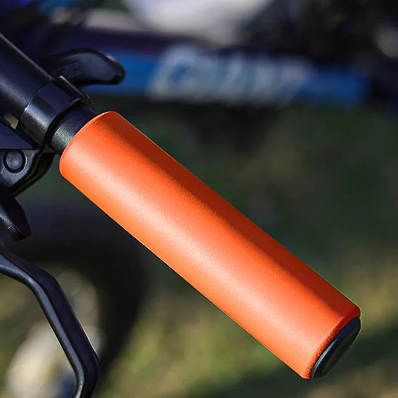 Lebycle Silicone MTB Road Bike Handlebar Grips Ultralight Anti-Slip Shock-absorbing Grips Cycling Handle Bar Cover Bike Parts