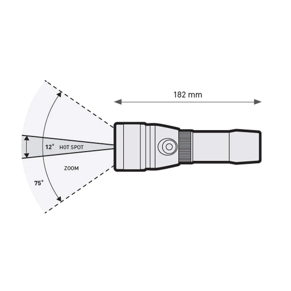 Mares EOS 5LRZ Aluminium Rechargeable Dive Torch - 503 Lumens