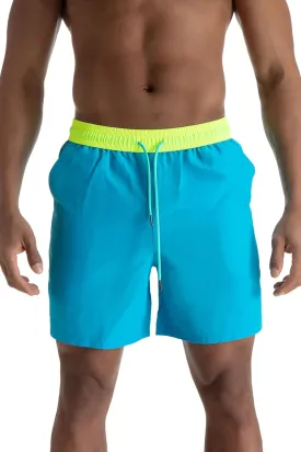 Mens Swim Trunks 6" Quick Dry Swim Shorts with Mesh Lining Swimwear Bathing Suits with Zipper Pocket
