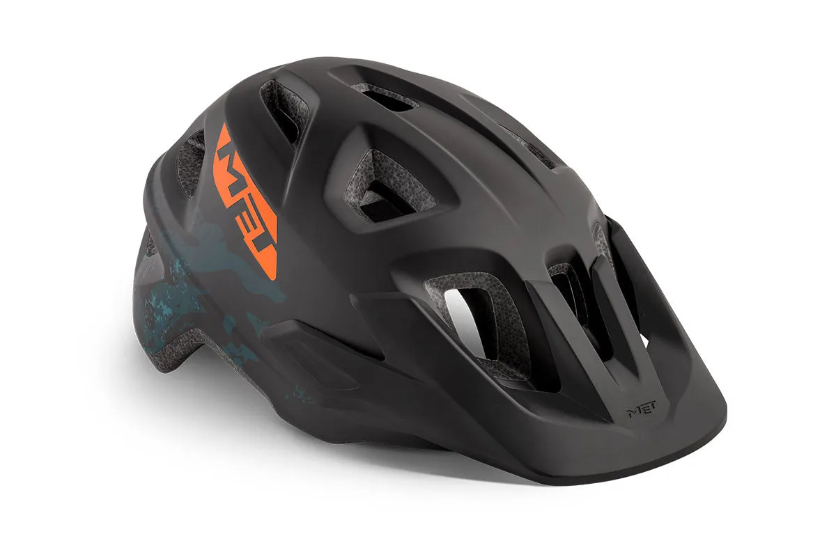 MET Youth Helmet Eldar Black Camo Matt