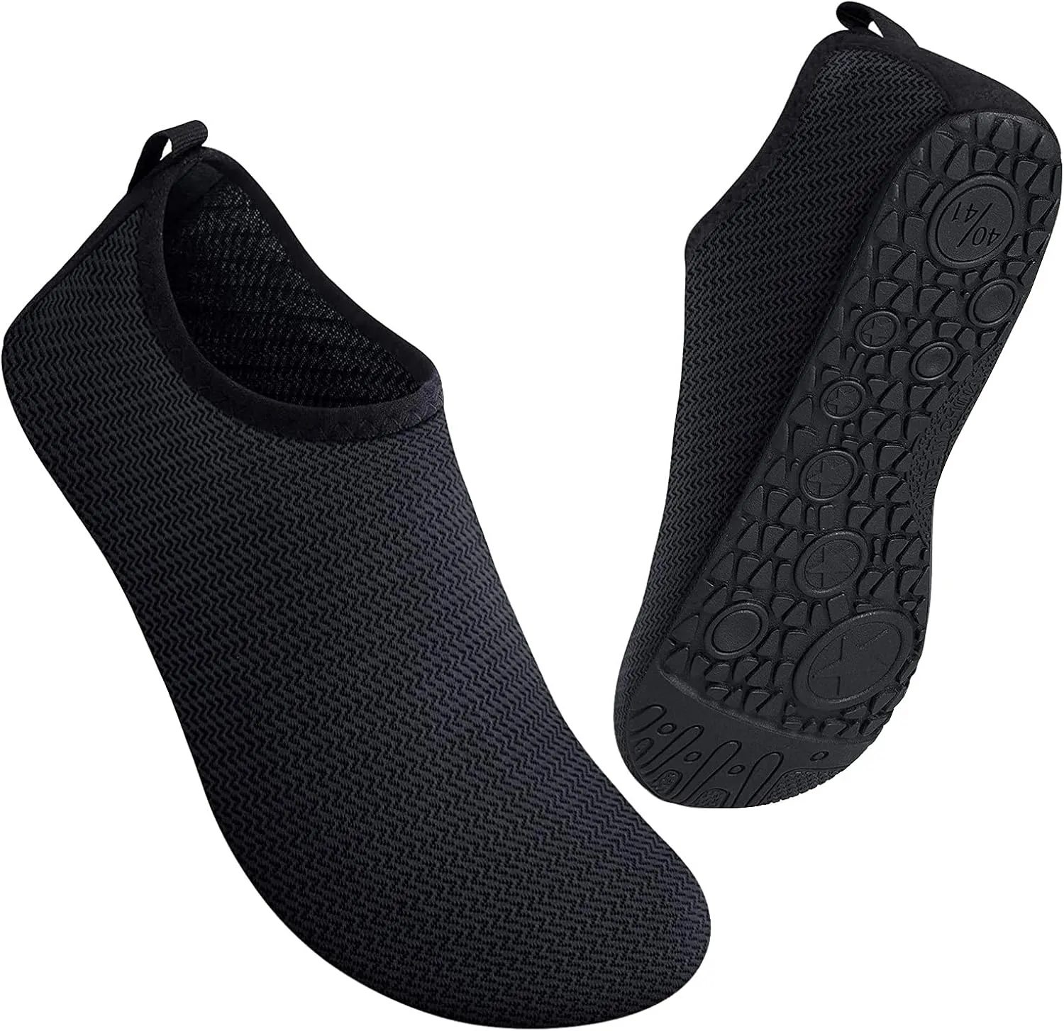 Metog Men Women Water Shoes Quick-Dry Aqua Socks Barefoot Slip-on for Beach Swim Sport Surf Yoga Exercise
