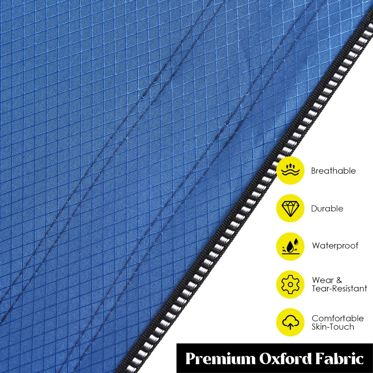 NNECW Foldable Camping Cot with Carry Bag for Camp &amp Beach &amp Home &amp Office-Blue