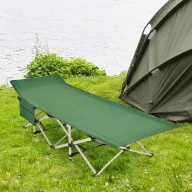 NNECW Foldable Camping Cot with Carry Bag for Camp &amp Beach &amp Home &amp Office-Green