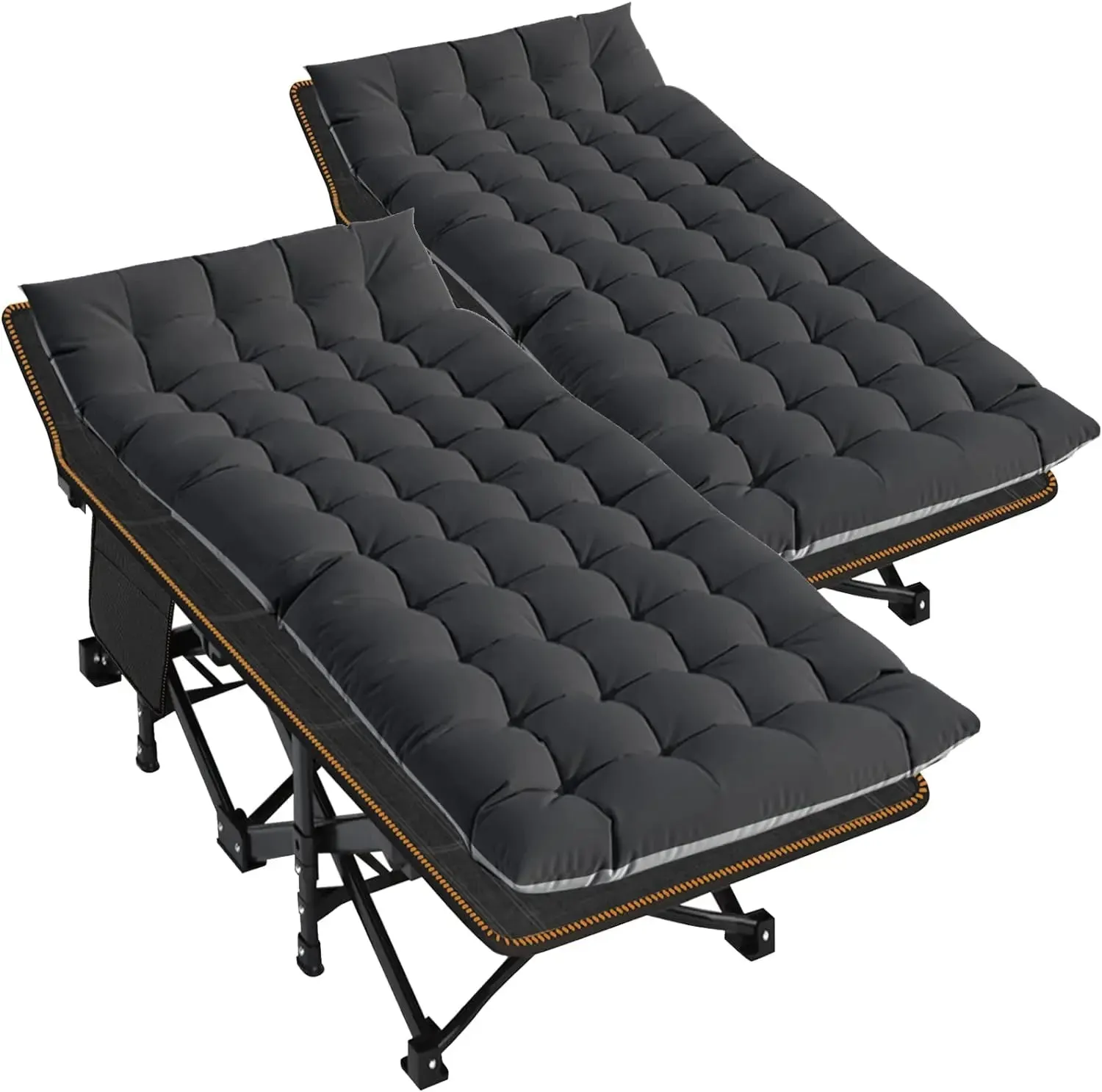 Oversized XXL Folding Camping Cot,  Portable Sleeping Bed for Camp Office Use Outdoor Cot Bed for Traveling
