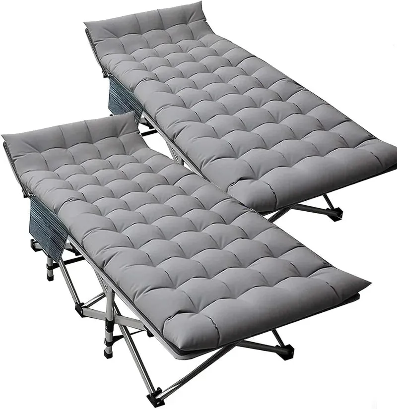 Oversized XXL Folding Camping Cot,  Portable Sleeping Bed for Camp Office Use Outdoor Cot Bed for Traveling