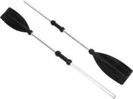 Paddles for Boat, 125cm/49.2in Detachable Afloat Oars Aluminum Alloy Paddles Dual End Portable for Boat Kayak Raft Canoe