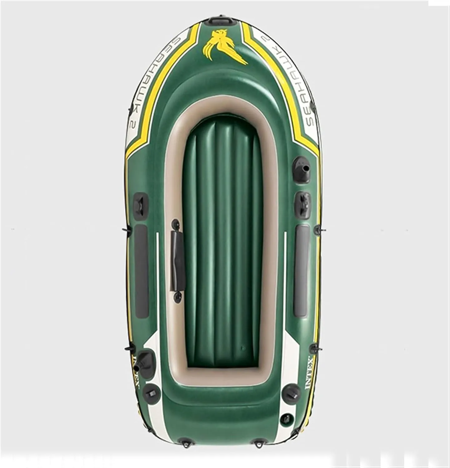 Rubber Dinghy Double Thickened Kayak Seahawk Inflatable Boat Air Cushion Fishing Boat Charge Boat Folding 2 People Water Sports