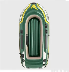 Rubber Dinghy Double Thickened Kayak Seahawk Inflatable Boat Air Cushion Fishing Boat Charge Boat Folding 2 People Water Sports