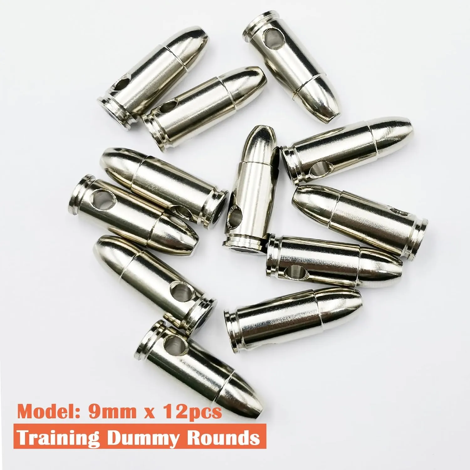 Steel Safety Practice Rounds Action Trainer Dummy Round Dry Fire Training Snap Cap