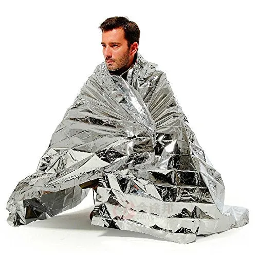 Thermal Mylar Emergency Blanket— 10 PK