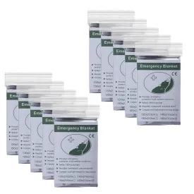 Thermal Mylar Emergency Blanket— 10 PK