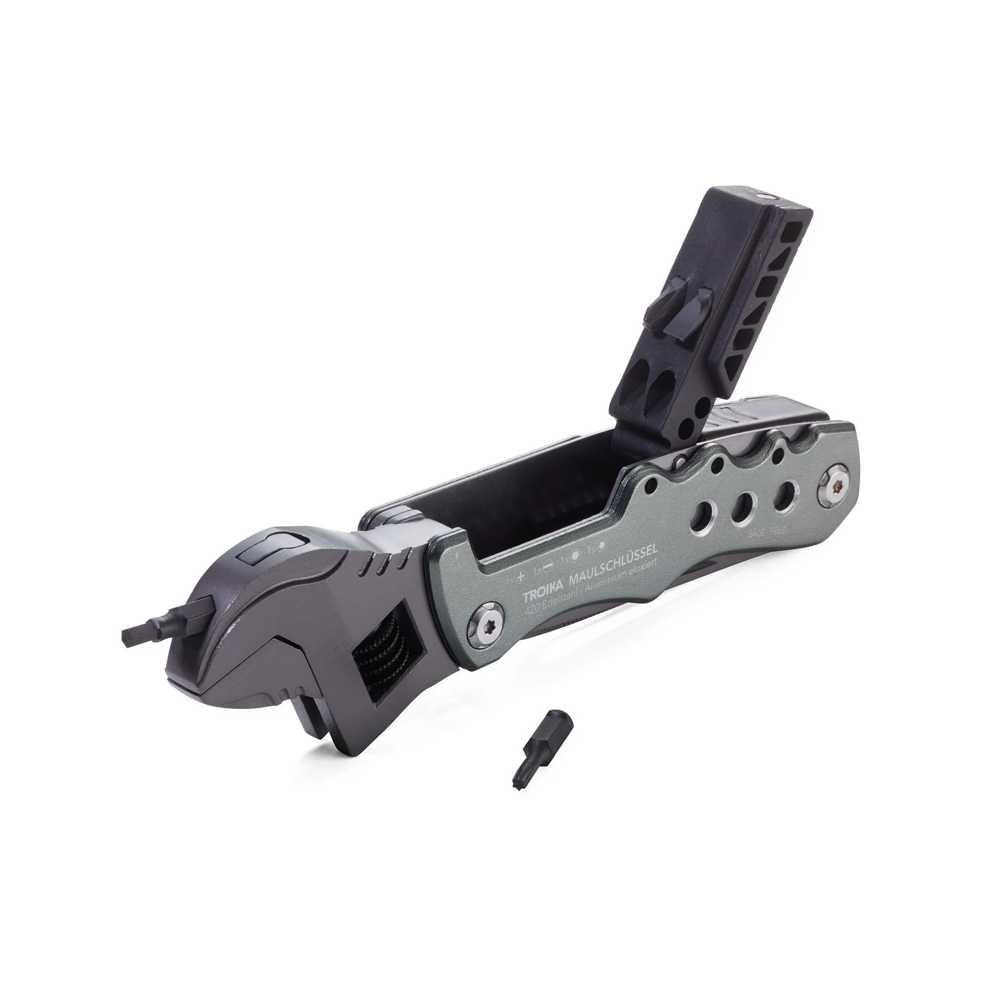 Troika Maulschlussel 12 Function Adjustable Wrench Multi-Tool
