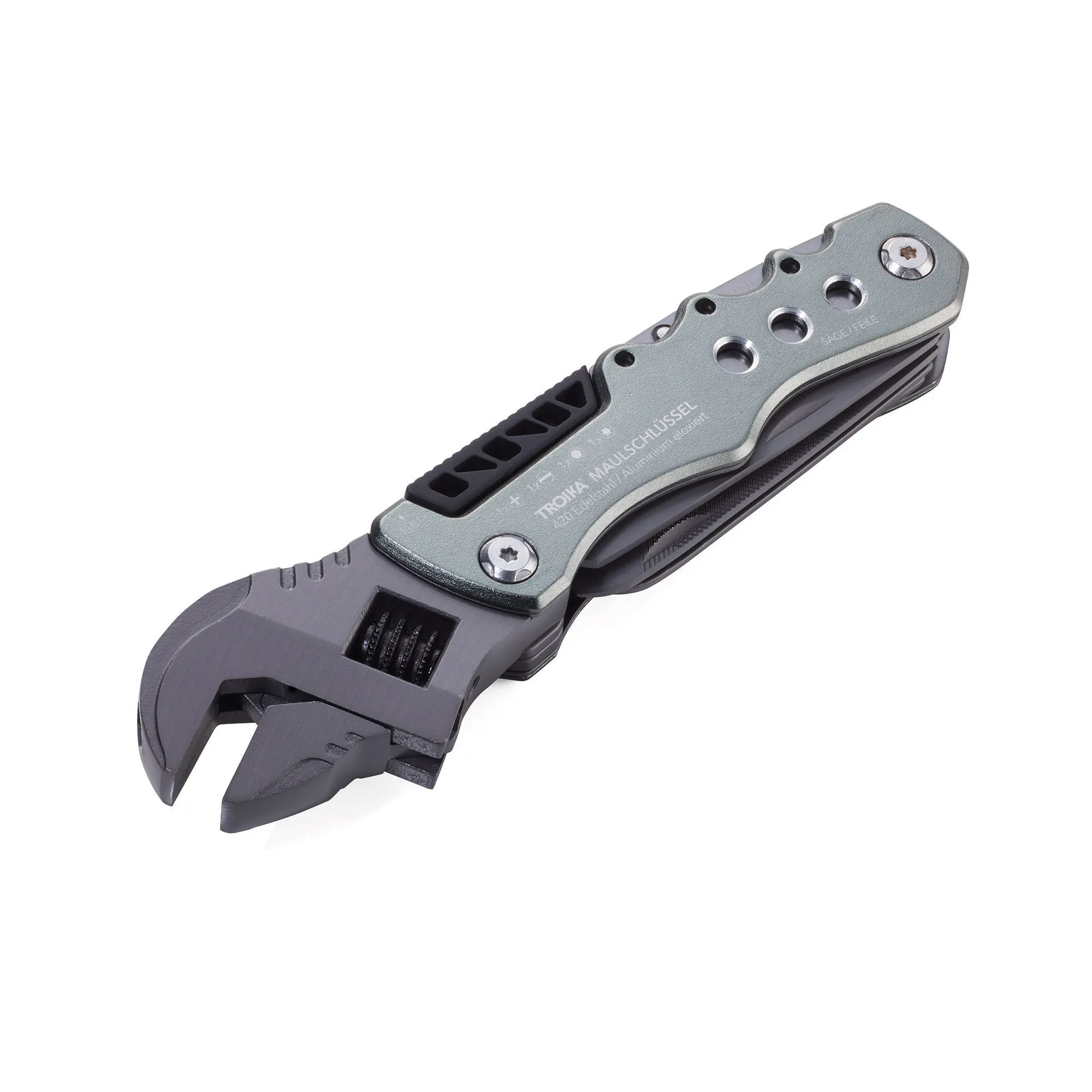 Troika Maulschlussel 12 Function Adjustable Wrench Multi-Tool