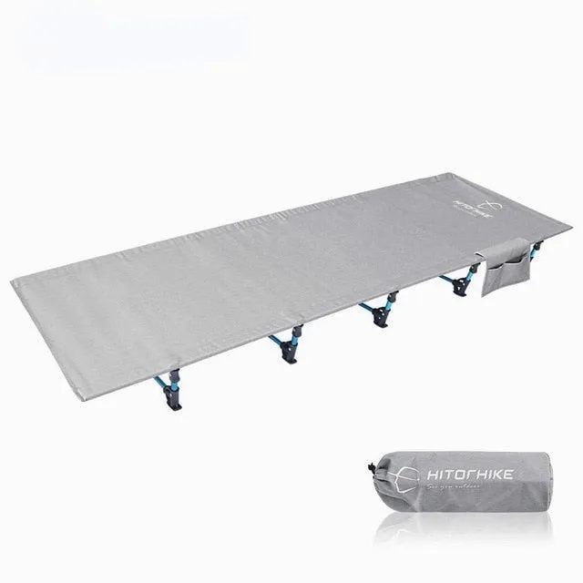 Ultralight Folding Camping Cot Bed - Portable, Compact for Outdoor Travel, Base Camp, Hiking, Mountaineering